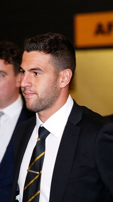 JackGrahamTribunal350.jpg Jack Graham at the AFL Tribunal. Picture: Getty Images - Tribunal,AFL,Jack Graham,Richmond Tigers